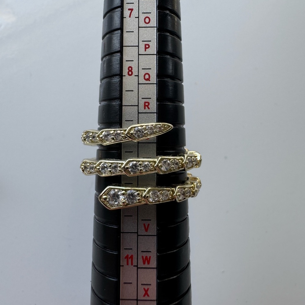 Melinda Maria Gold and Silver Triple Band Ring